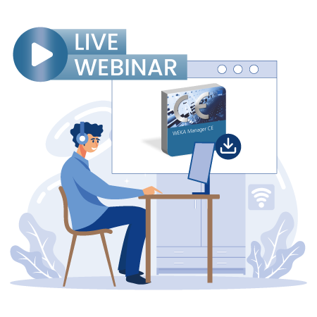 Webinar Darstellung für WEKA Manager CE