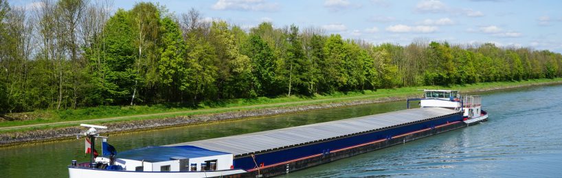 Binnenschiffer auf dem Mittellandkanal