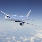 Lithium-Metall-Batterien im Luftverkehr Passagierflugzeug
