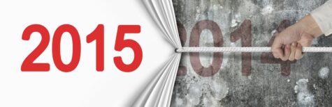 Rote Jahreszahl 2015