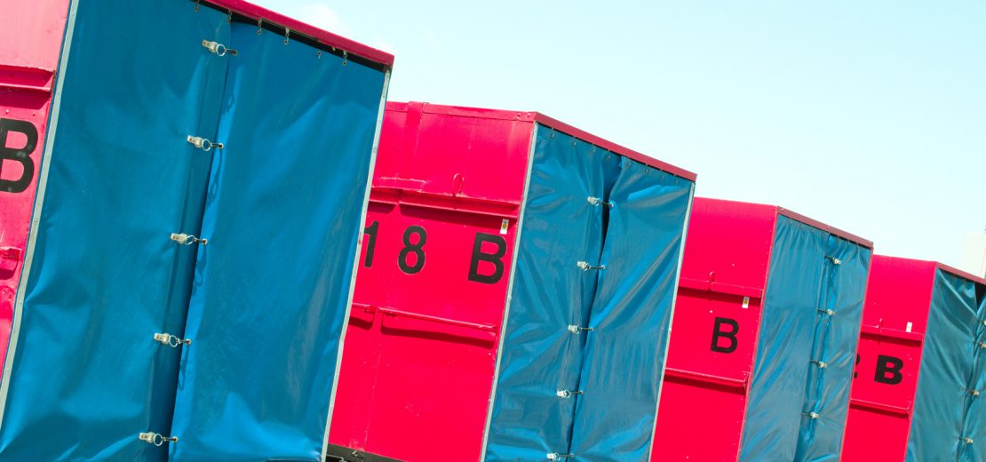 Routenzug und Gepäcktransport