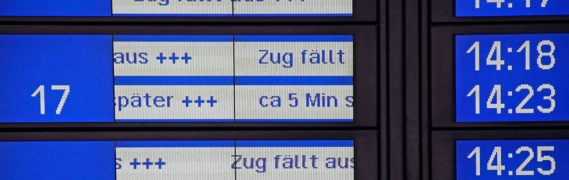 Bahnstreik kostet gut eine halbe Milliarde Bahnstreik