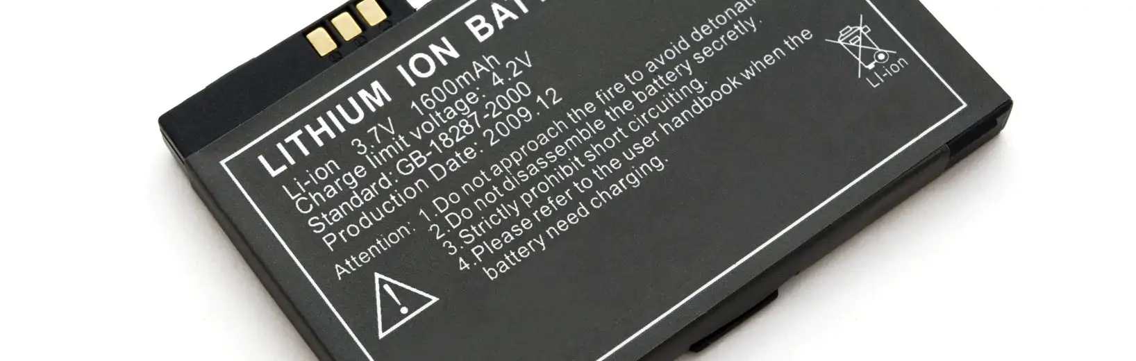 Kennzeichnung von Lithium-Batterien Lithiumbatterie