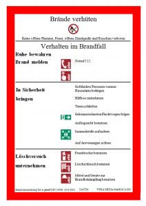 Brandschutzordnung - Teil A