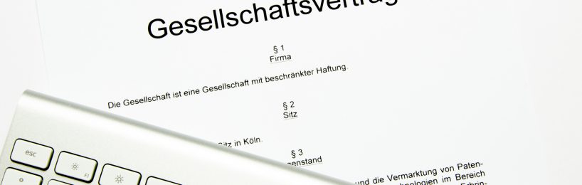 GmbH Gesellschaftsvertrag