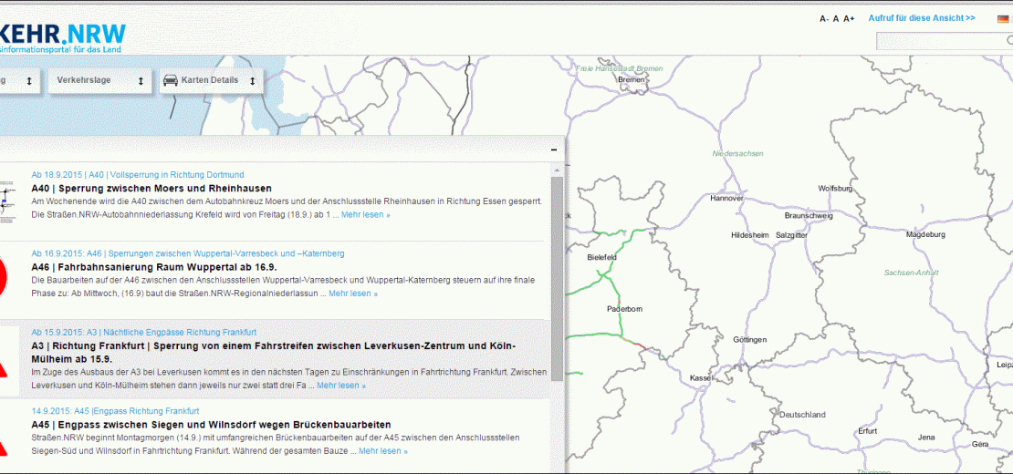 Verkehr NRW