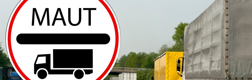 Mautpflicht ab 1. Juli 2018 auch auf Bundesstraßen Schild Lkw Maut