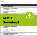 Checkliste Regalprüfung