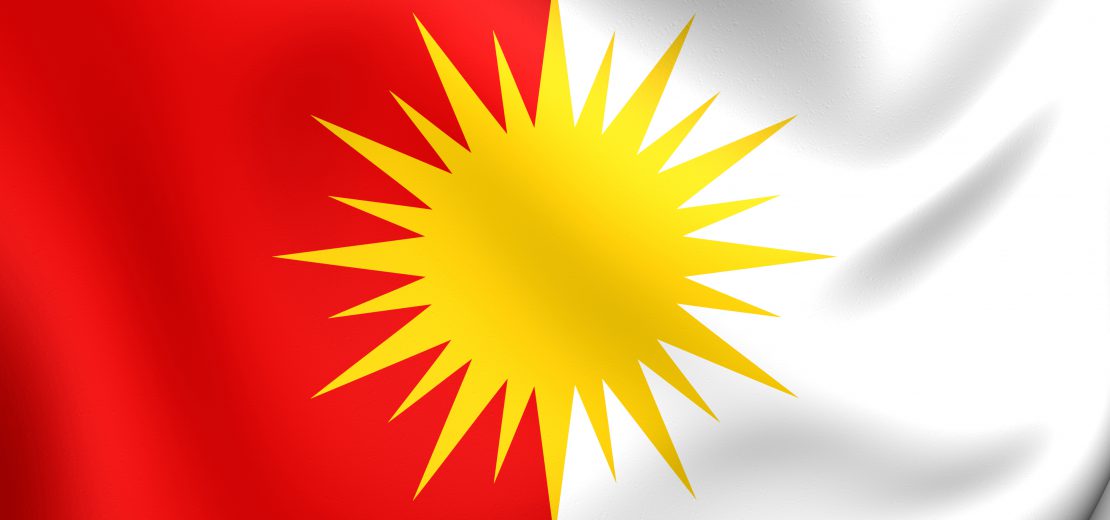 jesidische Flagge