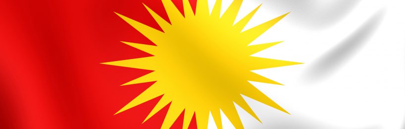 Wie sind Jesiden zu beerdigen? jesidische Flagge