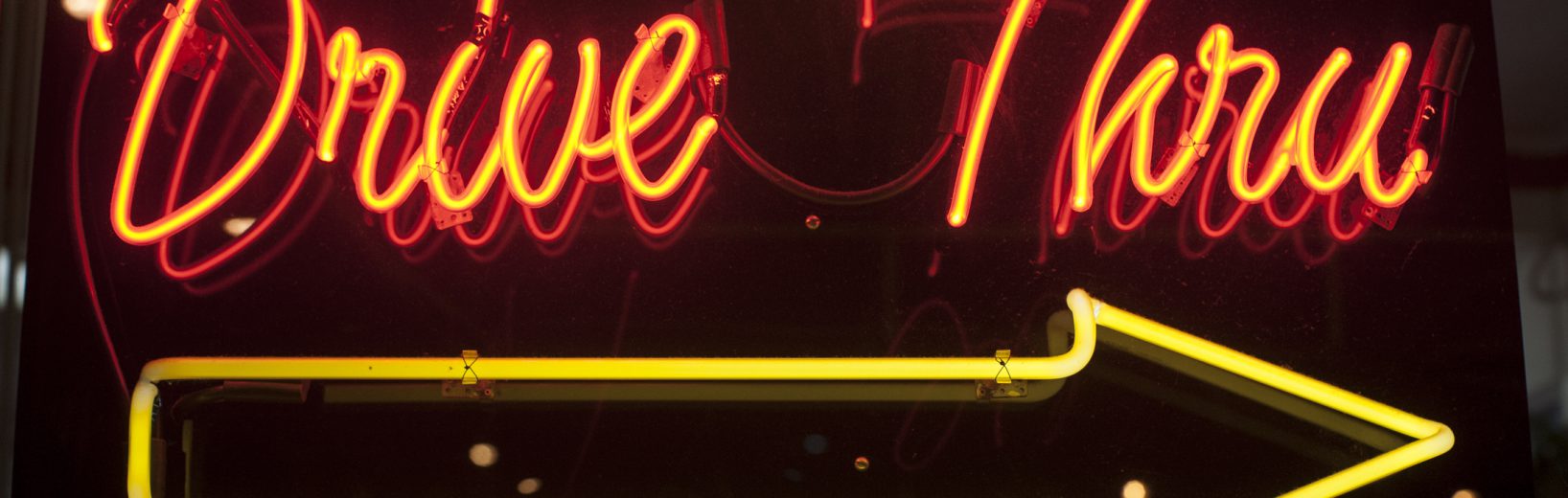 Neonschild Drive-In