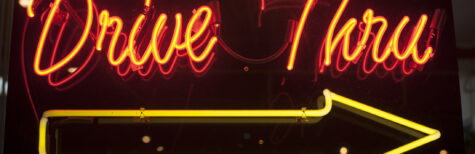 Neonschild Drive-In