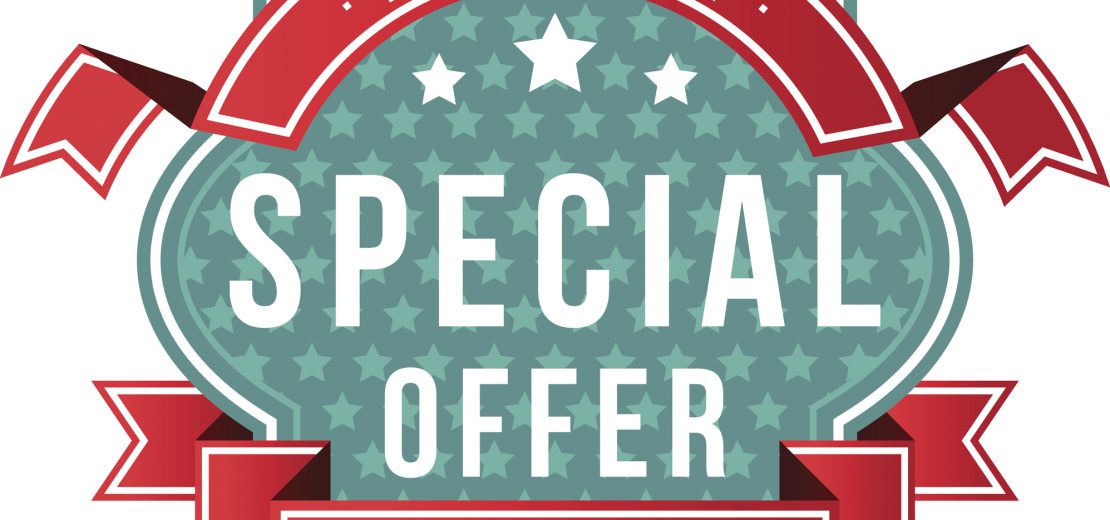 Werbeschild Special Offer
