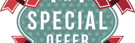 Werbeschild Special Offer
