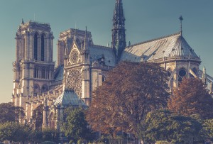 Die Kathedrale Notre Dame in Paris