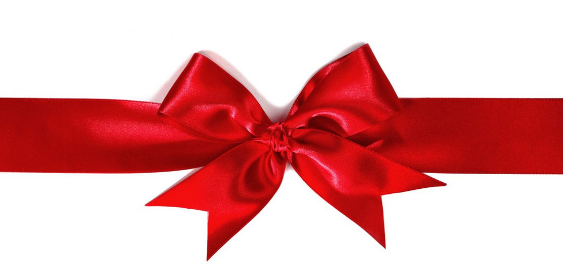 Geschenkband Schleife