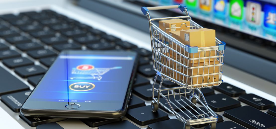 Moderner Online-Einkauf mit Inbound-Logistik