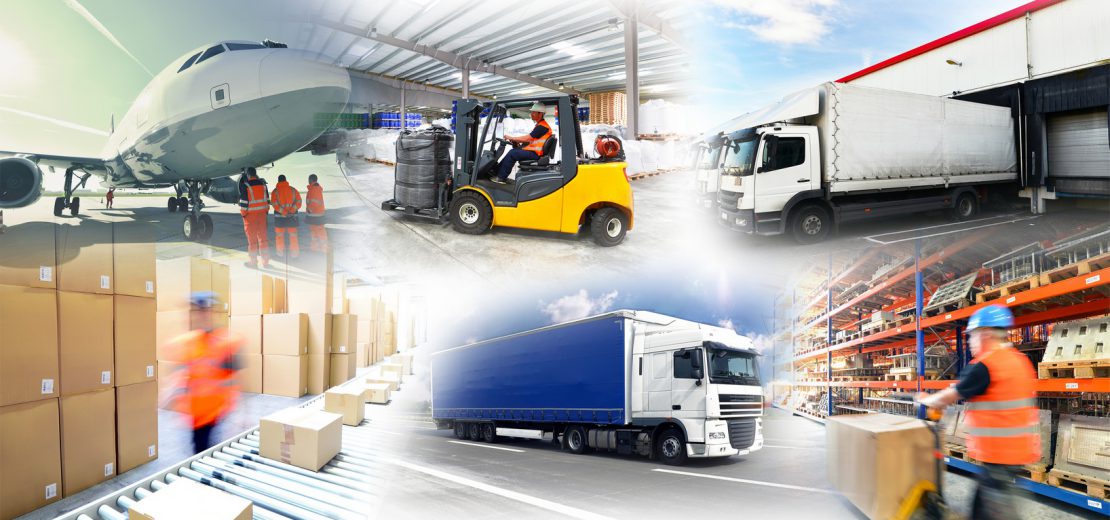 Warenlagerung und Gütertransport