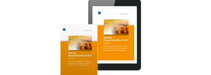 Aktuelle und marktrecherchierte SIRADOS Baupreise für 2017 im Taschenbuchformat und als E-Book Baupreise 2017