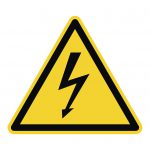 Warnzeichen elektrische Gefährdung