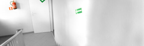 Fluchtweg Treppenraum