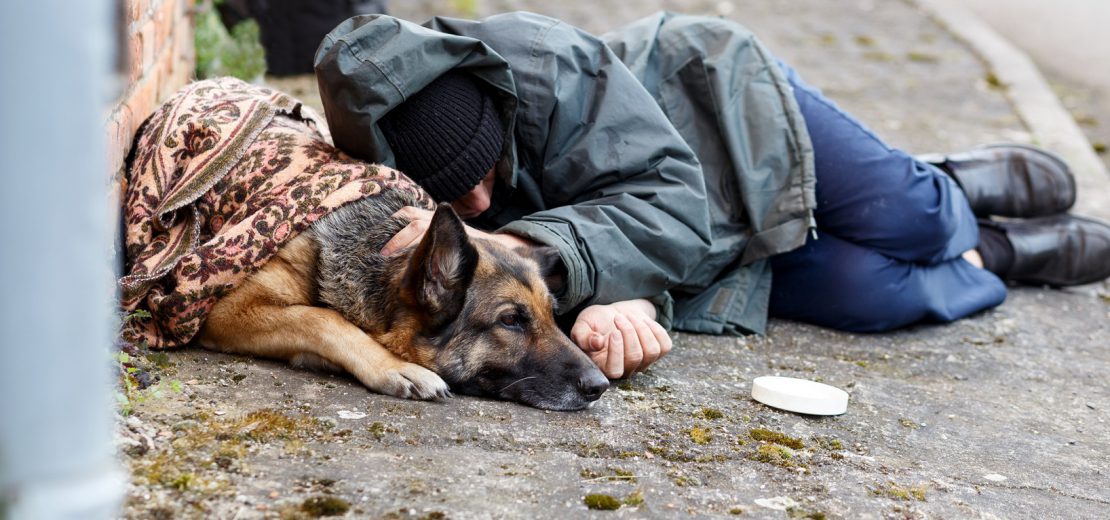 Obdachlose, Unterbringung
