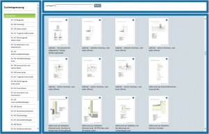 CAD-Details: Schnelle Suche nach Bauteilen, Materialien, Kostengruppe und Anforderung