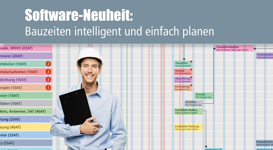 Handwerker müssen Bauzeitenverlängerung begründen Bauzeitenplan smart & easy