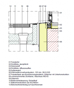 Detail barrierefreier Tueranschluss