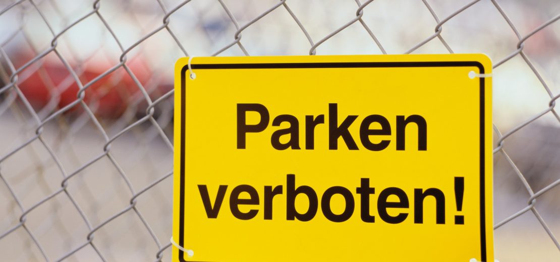 Parkflaechen X-Markierungen
