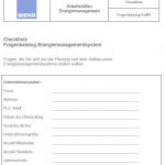 Checkliste: Planung und Aufbau eines EnMS