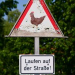 Das besondere Bild: selbst entworfenes Verkehrszeichen selbst entworfenes Verkehrszeichen