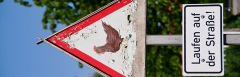 selbst entworfenes Verkehrszeichen