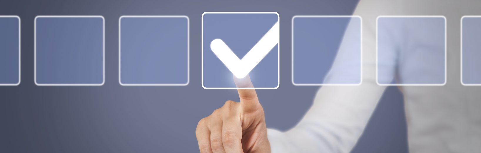 Checkliste Touchscreen