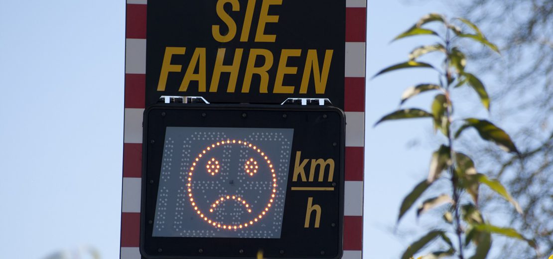 Geschwindigkeitsüberschreitung von 40 %