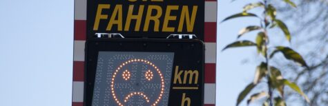 Geschwindigkeitsüberschreitung von 40 %