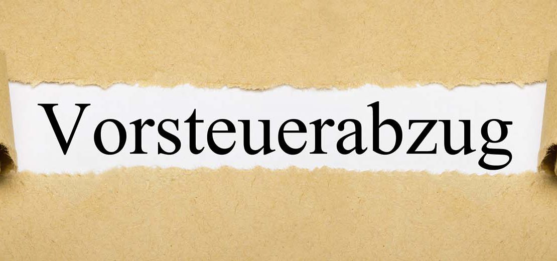 Vorsteuerabzug