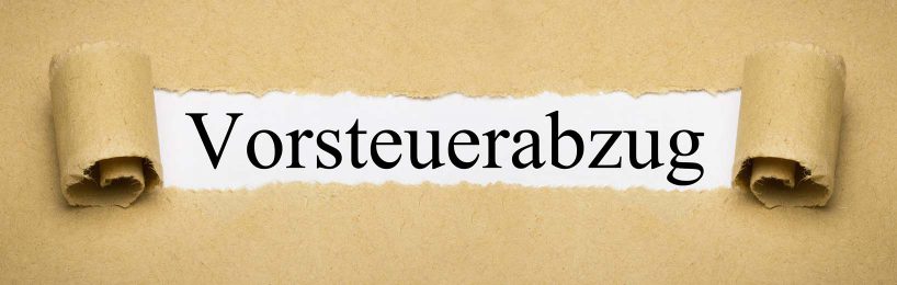 Vorsteuerabzug