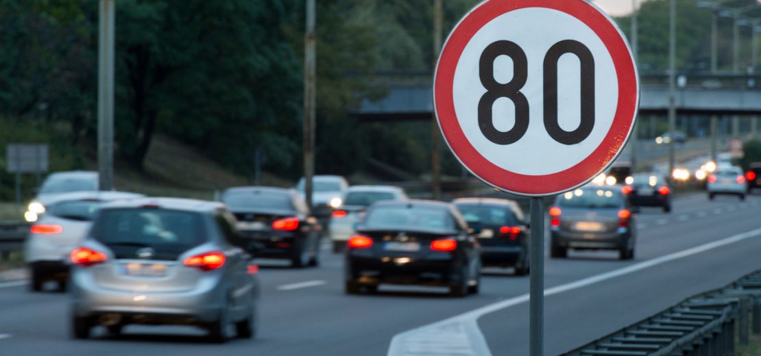 Ende der Geschwindigkeitsbeschränkung
