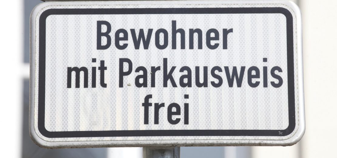 Bewohnerparkausweis Mitarbeiter Anwaltskanzlei
