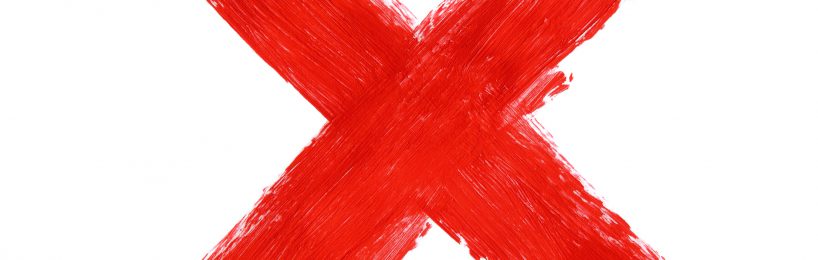 Weltweites Verbot von PFOA, PFOS und Dicofol rotes X