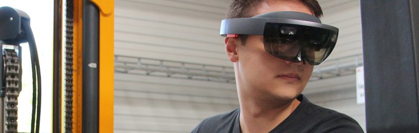 Bessere Sicht für Staplerfahrer Besser Übersicht Gabelstapler dank AR-Brille