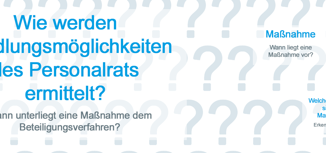 Handlungsmöglichkeiten des Personalrats