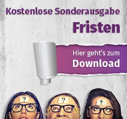 Sonderausgabe Fristen