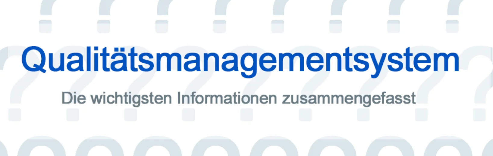 Qualitätsmanagementsystem