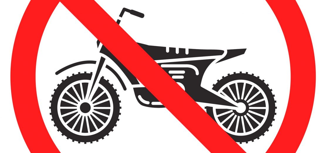 Motorradverbot