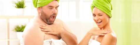 Corona Wellnessbereich