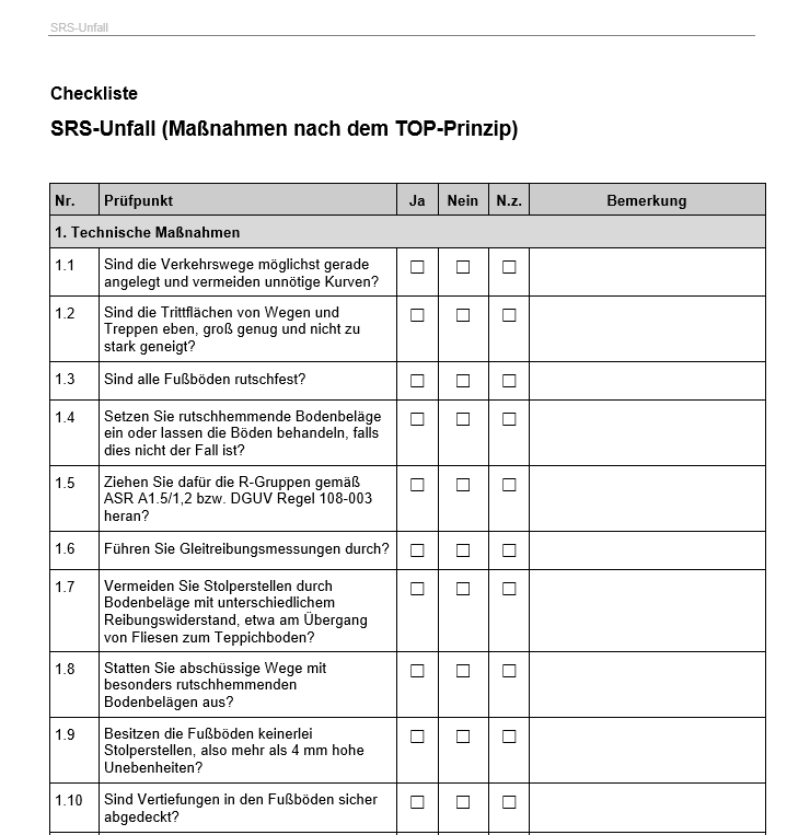Was Musst Du Tun Um Srs Unfälle Zu Vermeiden