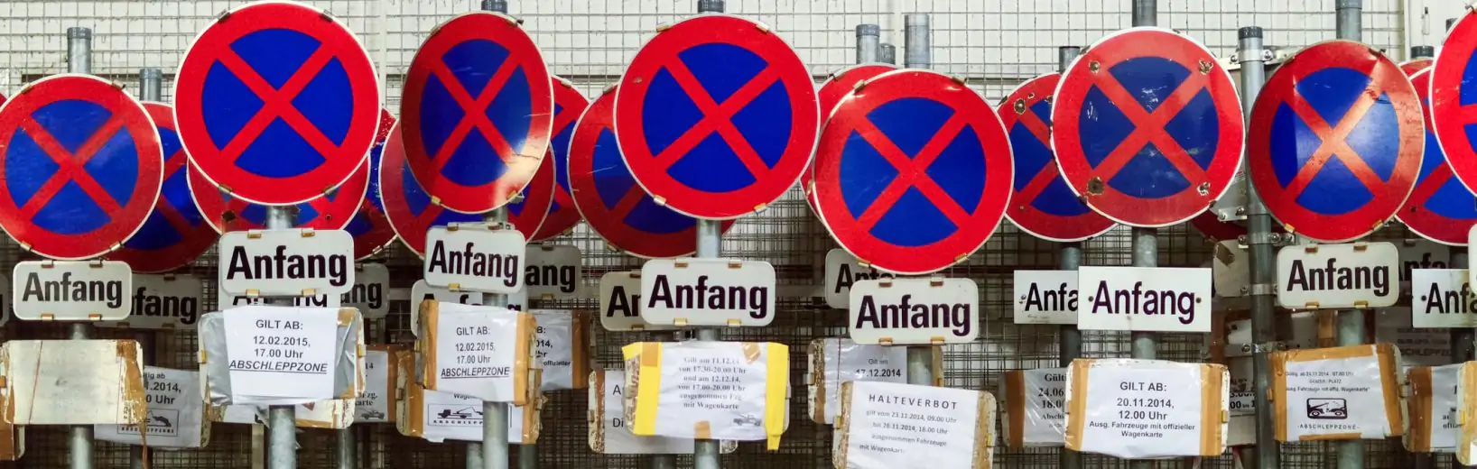 Halteverbot: Aufstellen der Schilder ist zu dokumentieren Halteverbot