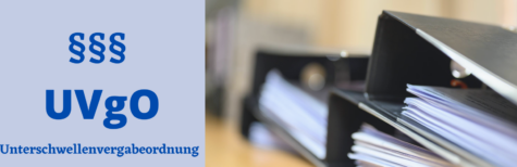 UVgO – Die Unterschwellenvergabeordnung